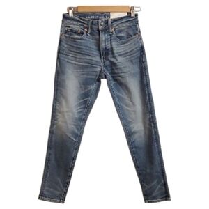 Nwt American Eagle Outfitters Jeans Mens Size 26 X 28 Athletic Skinny Airflex +
